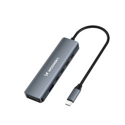 Wozinsky WHBC10Y4S USB-C Docking Station με HDMI 4K PD