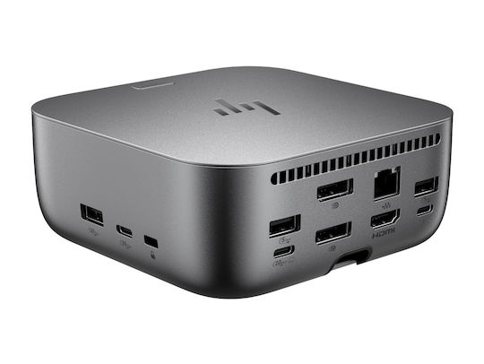 HP Thunderbolt 4 Ultra 180W G6 Thunderbolt 4 Docking Station με HDMI/DisplayPort 4K PD Ethernet και σύνδεση 2 Οθονών Γκρι