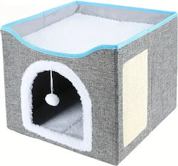 Epigasos Φωλιά Σπιτάκι Γάτας 41*41*y35cm Γκρι Epigasos Φωλιά Σπιτάκι Γάτας 41*41*y35cm Γκρι
