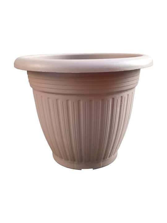 Sic Plast Patmos Pot Plastic Mocha 60x60x32cm.