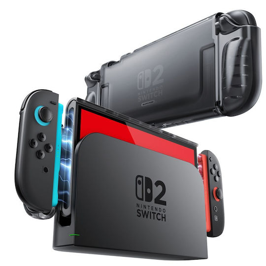 Supcase Θήκη Προστασίας για Κονσόλα Switch 2 Μαύρη