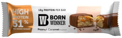 Born Winner Deluxe Протеинов Бар с 31% Протеин и Вкус Peanuts And Caramel 57гр