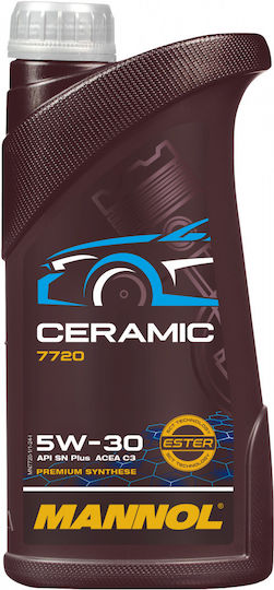 Mannol Ceramic 7720 Synthetic Car Oil 5W-30 1lt