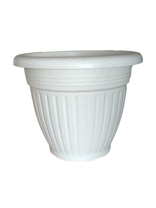Sic Plast Patmos Pot Plastic Granite 25x25x13cm.