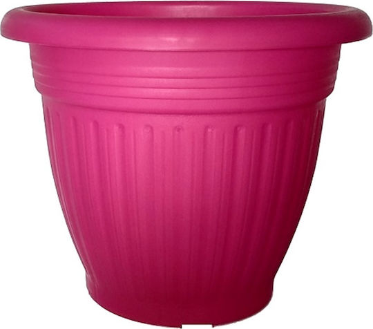 Sic Plast Patmos Pot Plastic Fuchsia 25x25x13cm.