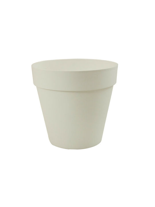 Sic Plast Deco Pot White 18x18x17cm.