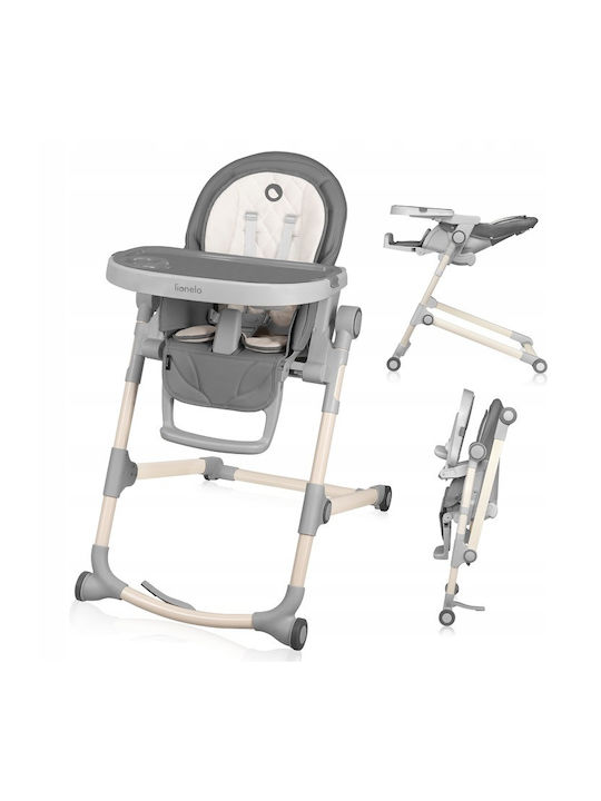 Lionelo Cora Plus Foldable Baby Highchair 2 in 1 Gray