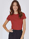 Women's Athletic Blouse Red