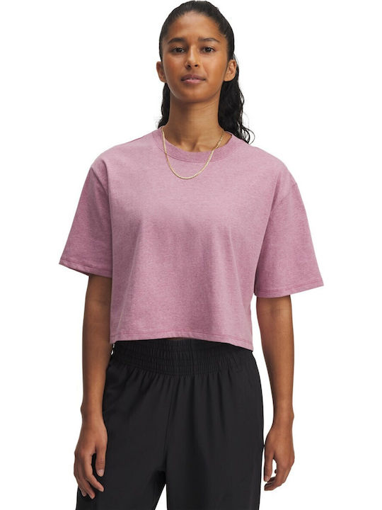 Under Armour Ua Rival Ss Γυναικείο T-shirt Φούξια