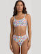 Set Bikini Μπουστάκι & Brazil Ψηλόμεσο Floral Πολύχρωμο