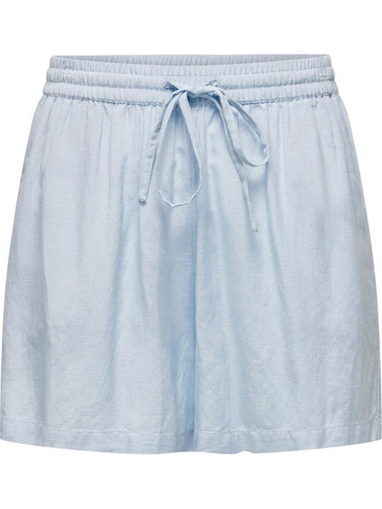 Only Women's Linen Shorts Blue