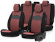 Auto Gs Car Cover Set 11pcs Leatherette Black