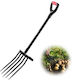 Vevor Vevor Garden Pitchfork with Handle 5 Teeth
