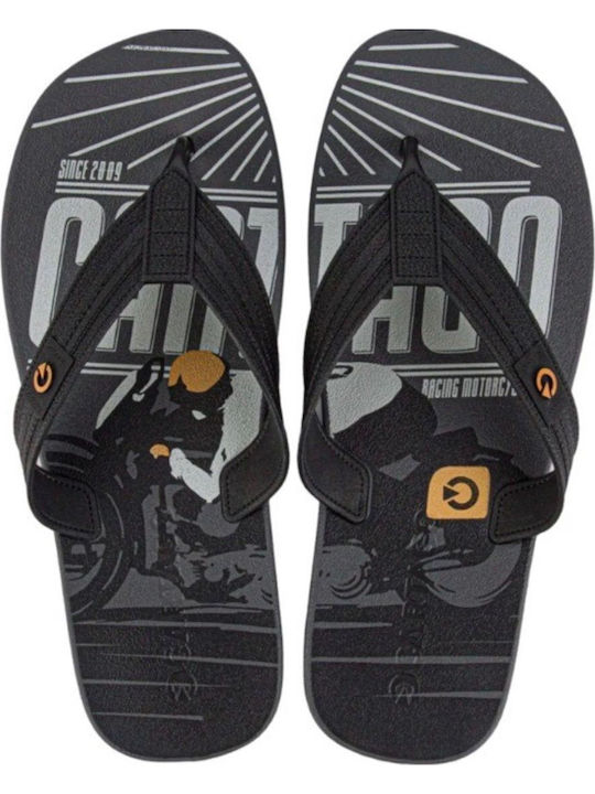 Dakar Ανδρικά Flip Flops Μαύρα