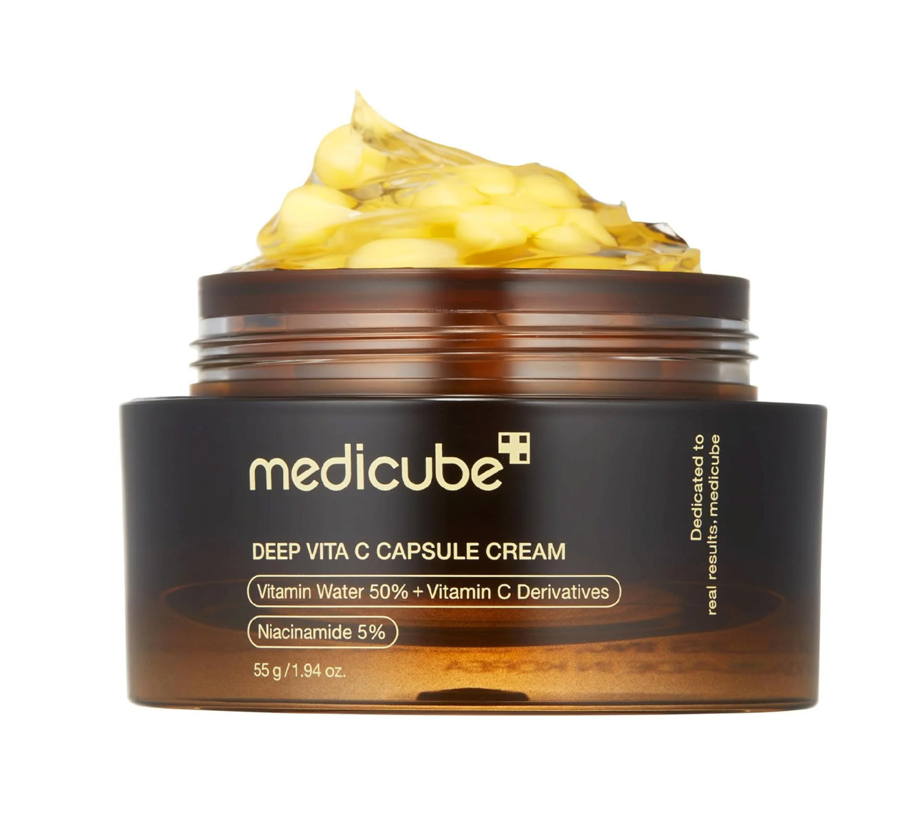 Medicube Deep Vita C Capsule Light 24ωρη Ενυδατική Κρέμα Προσώπου Ημέρας κατά των Πανάδων με Βιταμίνη C & Κολλαγόνο 55gr