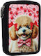 Bmu Double Pencil Case Love Poodle 357-21100