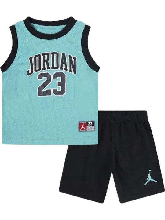 Jordan Παιδικό Σετ με Σορτς Καλοκαιρινό 2τμχ Bl...
