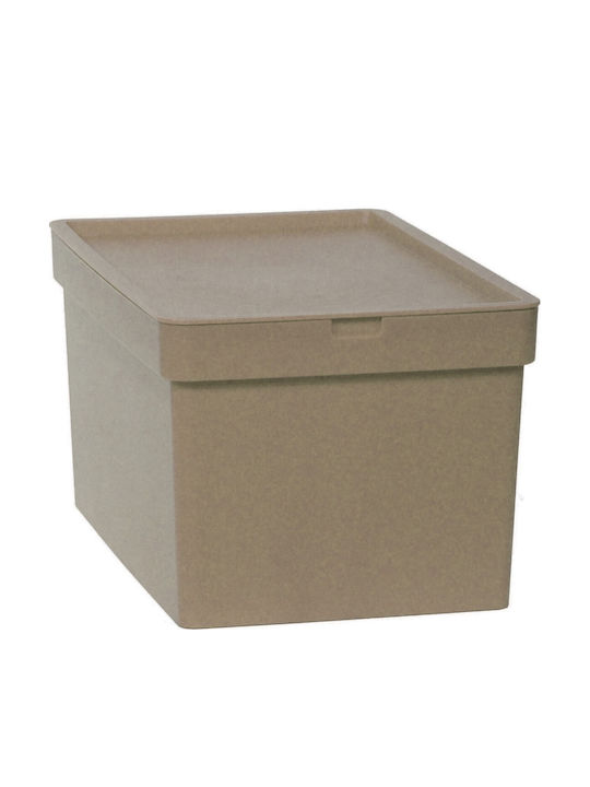 Viomes Nova Plastic Storage Box with Lid Gray 5x26cm 1pcs
