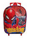 Spiderman School Trolley Bag Kindergarten Red 29 x 29 x 29cm
