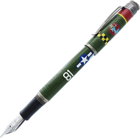 Retro 51 P-47 Thunderbolt Vrf-2247 Fountain Pen 735725023330 Nibs Medium