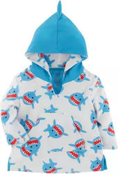 Swim Coverup UPF50 Shark 12-24 Months