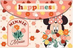 Disney Orange File Folder with Button 10 Pieces Minnie