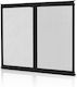 Vevor Διαχωριστικό Σκύλου σε Μαύρο Χρώμα 62.23 x 50.8εκ.