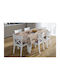 Dimcol Tablecloth Stain Resistant Set 2pcs Marks 472 Beige 140x220cm