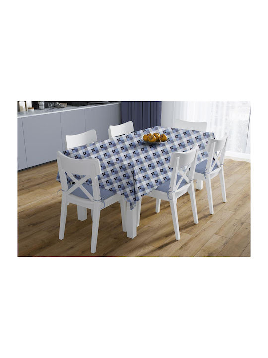 Dimcol Tablecloth Stain Resistant Set 2pcs Blue 140x140cm