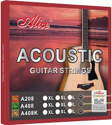 Alice Alice A608 Set Corzi Pentru Chitară Acustică Fosfor Bronz 10 - 47 Alice Alice A608 Set Corzi Pentru Chitară Acustică Fosfor Bronz 10 - 47