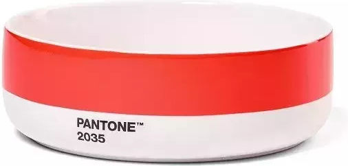 Pantone Купа за сервиране Кръгла Керамика Червен с диаметър 5бр Pantone Купа за сервиране Кръгла Керамика Червен с диаметър 5бр
