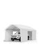 Vevor Gazebo Garten Weiß 3.048x6.096m