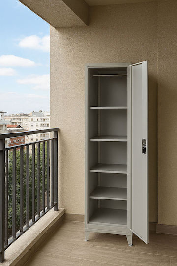 Μονόφυλλη Damian 1d Μεταλλική 45x45x180εκ. Μονόφυλλη Damian 1d Μεταλλική 45x45x180εκ.