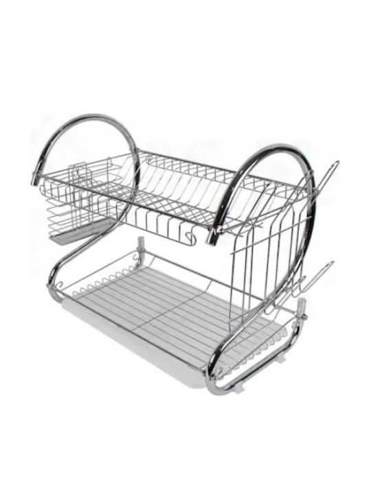 Scurgător De Chiuvetă Inox Gri 27x39x39cm