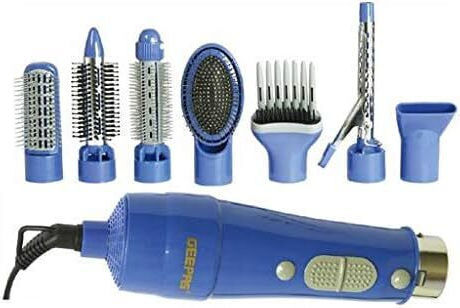 Geepas Electric Brush with Air for Straightening and Curls 750W