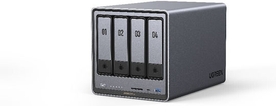 Ugreen DXP4800 Plus NAS Turn cu 4 sloturi pentru HDD/SSD și 2