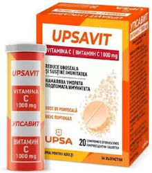 UPSA Vitamin C Upsavit Vitamină 1000mg Energie 20 file de ef
