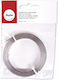 Aluminium Draht Platte 5x1mm 2m Silber