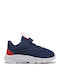 Ac+ Inf Kids Sneakers with Hoop & Loop Closure Blue