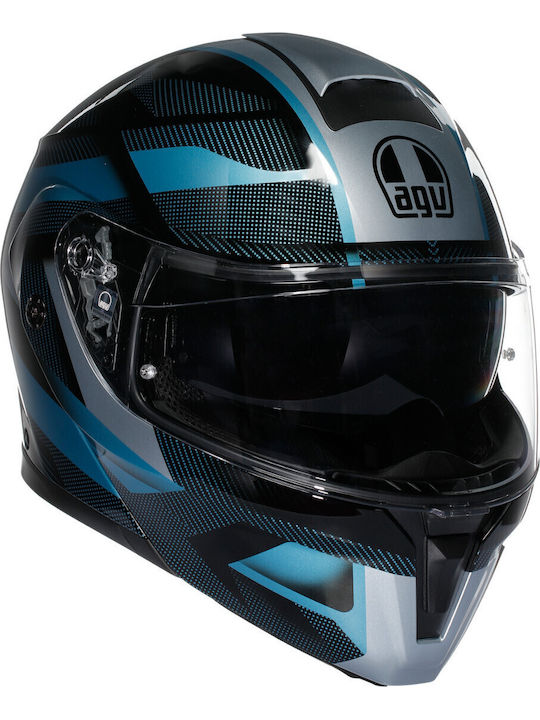 AGV Streetmodular Ledro Mat Black/Powder Blue Κ...