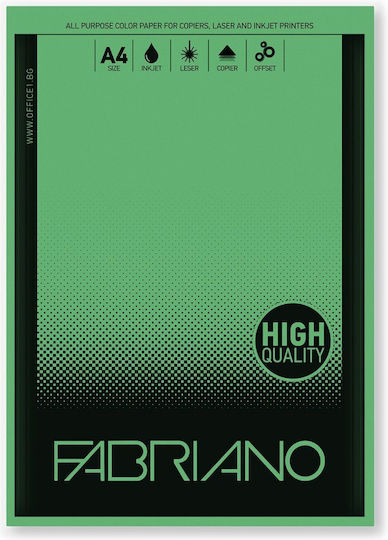 Hârtie de Copiat Fabriano Copy Tinta A4 80 G/m2 Verde 50 Foi