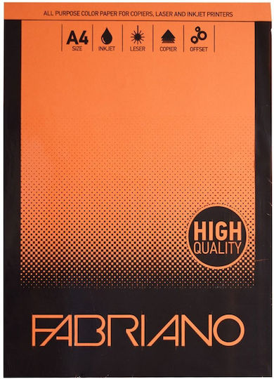Fabriano Copy Tinta Kopierpapier A4 80 g/m² Oranges 50 Blätter