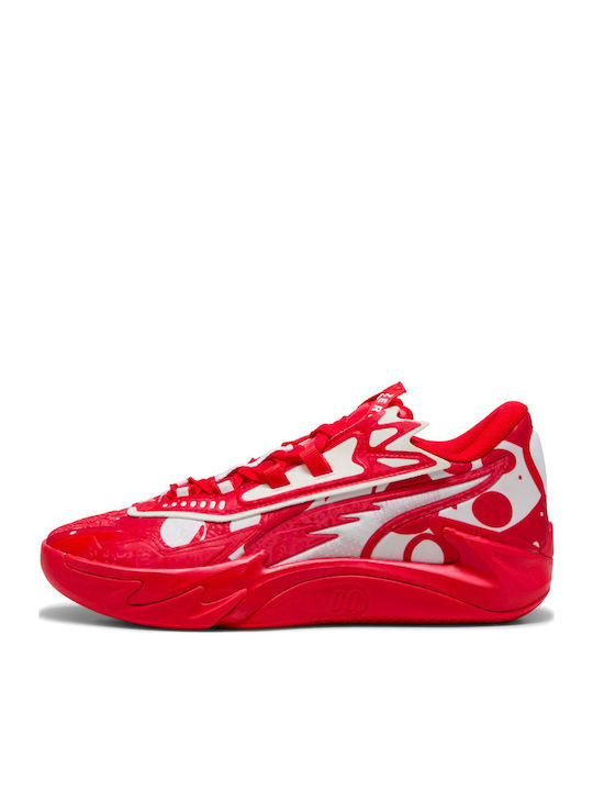 Scoot Zeros II Low Basketball Shoes Red