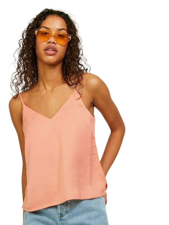 Jack & Jones Γυναικεία Μπλούζα Σατέν Burnt Coral