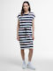 Marloes Summer T-Shirt Dress Navy