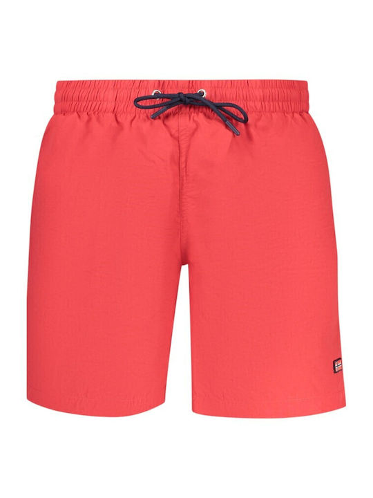 Scuola Nautica Italiana Men's Swimwear Shorts Red