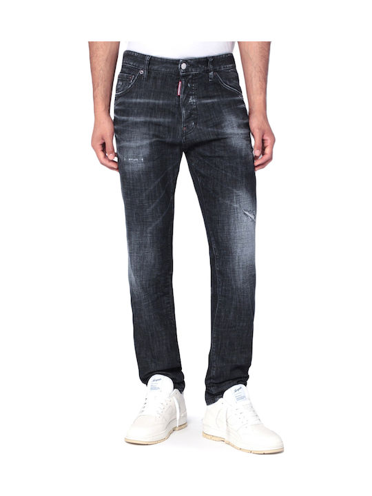 Cool Guy Men's Jeans Pants With Slim Fit Black