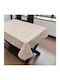 Linea Home Τραπεζομάντηλο Λινό Palm Πούδρα 140x180εκ.