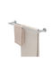 TIGER Double Wall-Mounted Bathroom Rail ​59.9x4.9cm Inox Silver