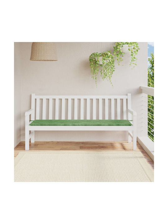 vidaXL Garden Bench Cushion Leaf Pattern 50x180cm